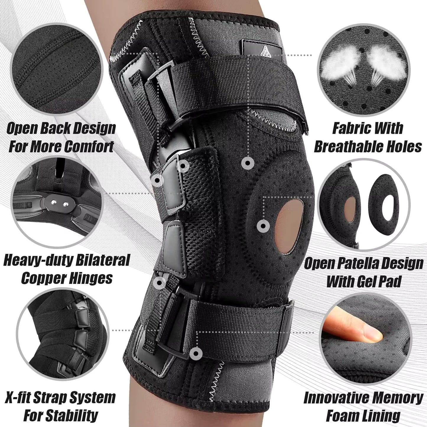 Knee Brace & Support Compression Sleeve